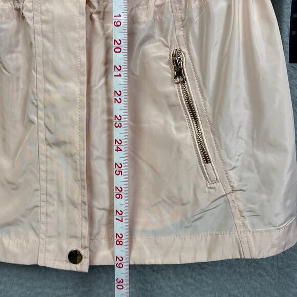 Cavalini Originals Women's Pink Windbreaker Gold Hardware Full Zip Size 2X NWT - Picture 4 of 8